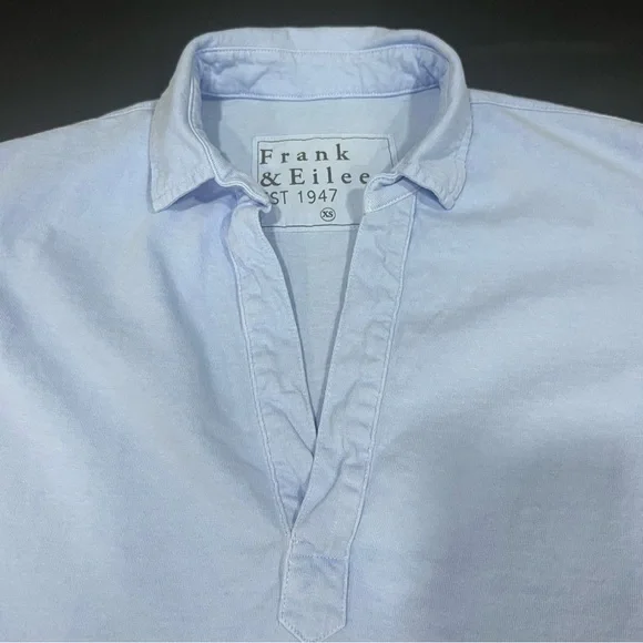 NWOT! Frank & Eileen | Patrick Henley | Saltwater Blue Heritage Jersey | XS - Picture 5 of 8